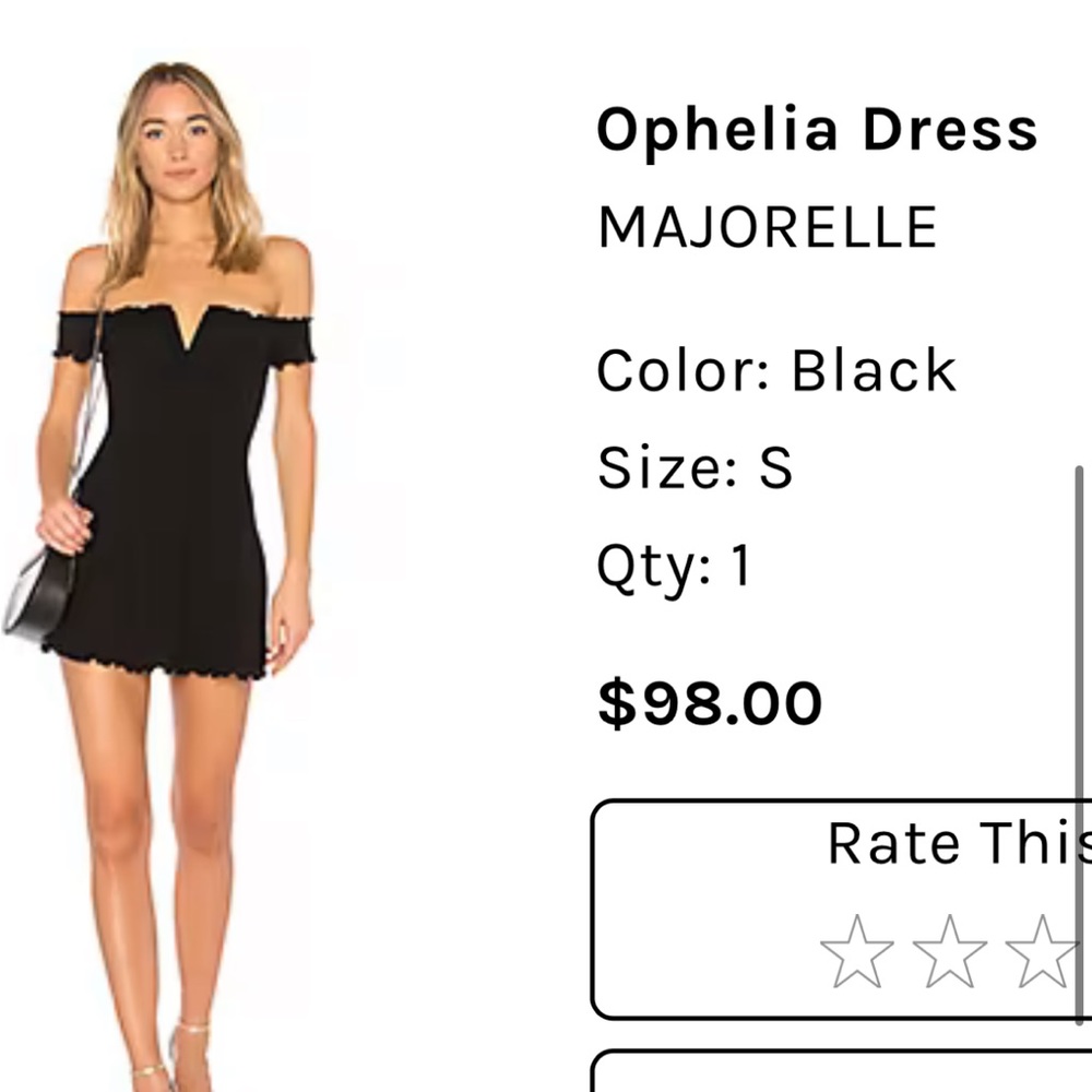Ophelia dress majorelle